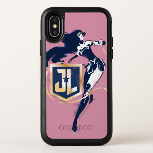 Justice League  Wonder Woman  JL Icon Pop Art OtterBox Symmetry iPhone X Case