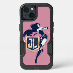 Justice League   Wonder Woman & JL Icon Pop Art iPhone 13 Case
