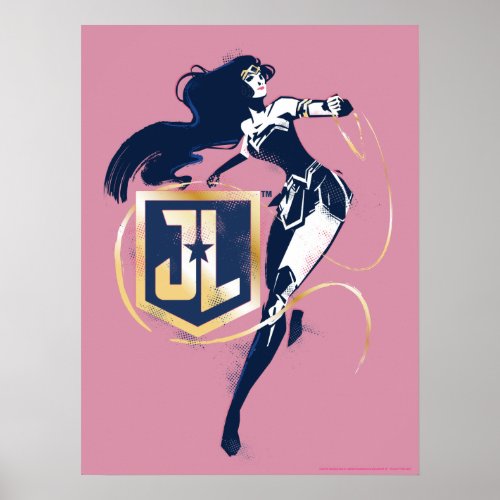 Justice League  Wonder Woman  JL Icon Pop Art Poster