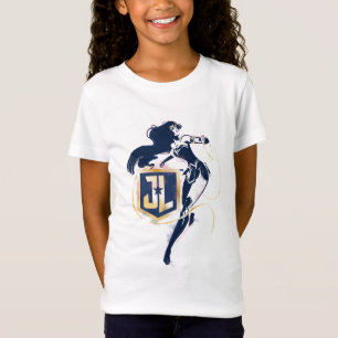 Justice League   Wonder Woman & JL Icon Pop Art T-Shirt