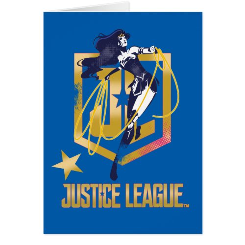 Justice League  Wonder Woman JL Logo Pop Art