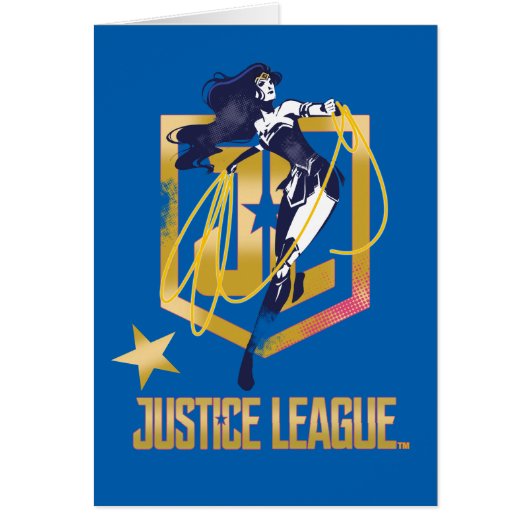 Justice League | Wonder Woman JL Logo Pop Art (Front)