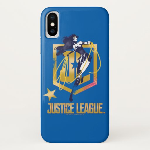 Justice League | Wonder Woman JL Logo Pop Art iPhone X Case