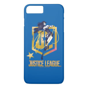 Justice League Wonder Woman JL Logo Pop Art iPhone 8 Plus/7 Plus Case