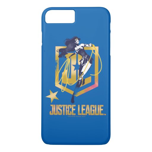 Justice League | Wonder Woman JL Logo Pop Art iPhone 8 Plus/7 Plus Case