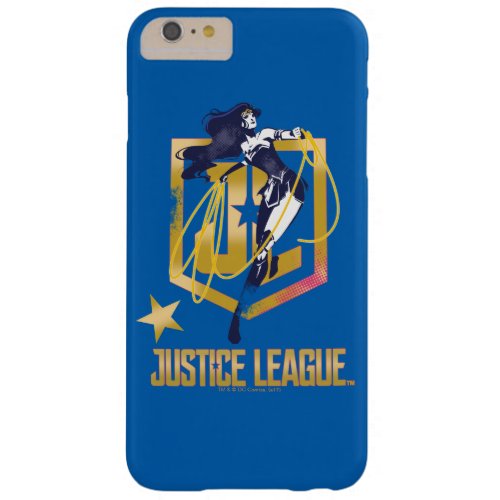 Justice League  Wonder Woman JL Logo Pop Art Barely There iPhone 6 Plus Case