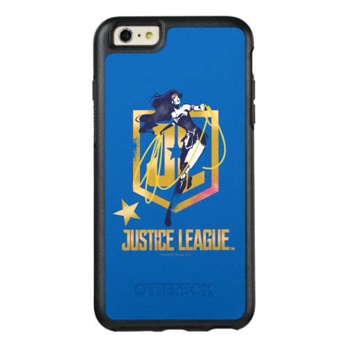 Justice League  Wonder Woman JL Logo Pop Art OtterBox iPhone 66s Plus Case