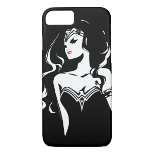 Justice League Wonder Woman Noir Pop Art iPhone 8/7 Case