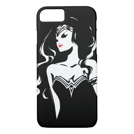 Justice League | Wonder Woman Noir Pop Art iPhone 8/7 Case