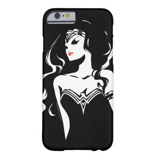 Justice League  Wonder Woman Noir Pop Art Barely There iPhone 6 Case