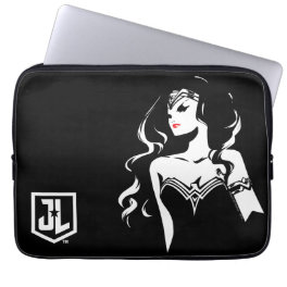 Justice League Wonder Woman Noir Pop Art Laptop Sleeve