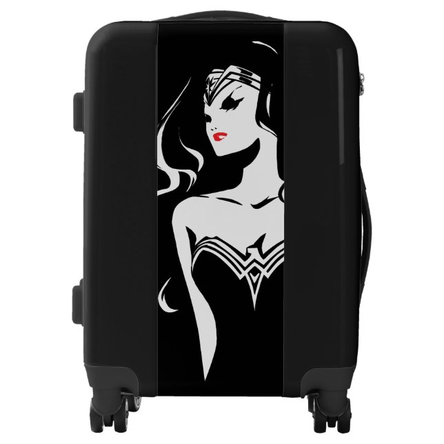 Justice League | Wonder Woman Noir Pop Art Luggage (Front)