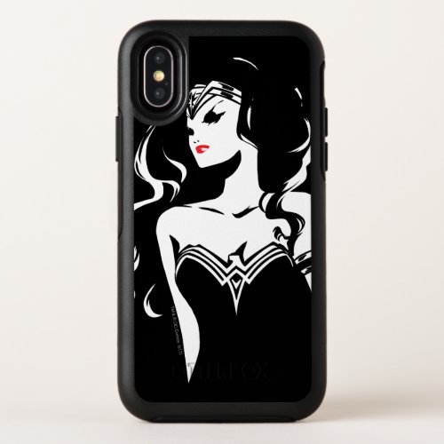 Justice League  Wonder Woman Noir Pop Art OtterBox Symmetry iPhone X Case