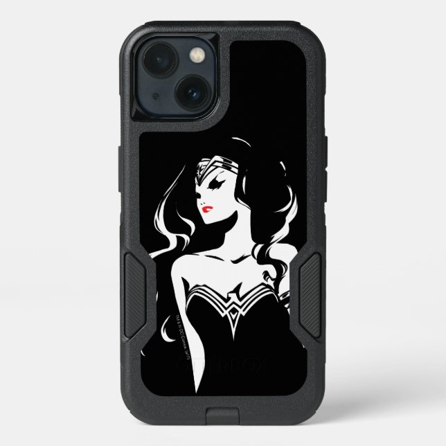 Justice League | Wonder Woman Noir Pop Art Otterbox iPhone Case (Back)