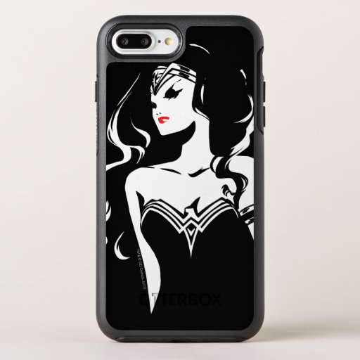Justice League | Wonder Woman Noir Pop Art OtterBox Symmetry iPhone 8 Plus/7 Plus Case