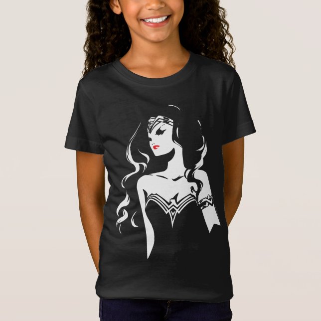 Justice League | Wonder Woman Noir Pop Art T-Shirt (Front)