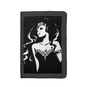 Justice League Wonder Woman Noir Pop Art Trifold Wallet