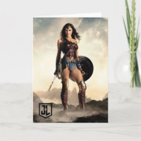 Justice League | Wonder Woman On Battlefield Card