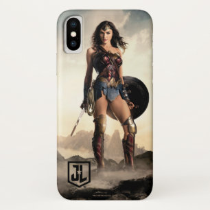 Justice League Wonder Woman On Battlefield iPhone X Case