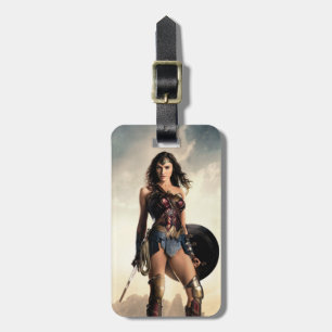 Justice League   Wonder Woman On Battlefield Luggage Tag