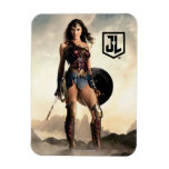 Justice League | Wonder Woman On Battlefield Magnet at Zazzle