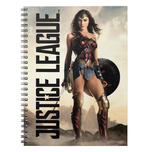 Justice League | Wonder Woman On Battlefield Notebook (Front)