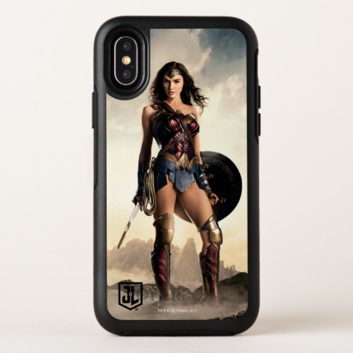 Justice League  Wonder Woman On Battlefield OtterBox Symmetry iPhone X Case