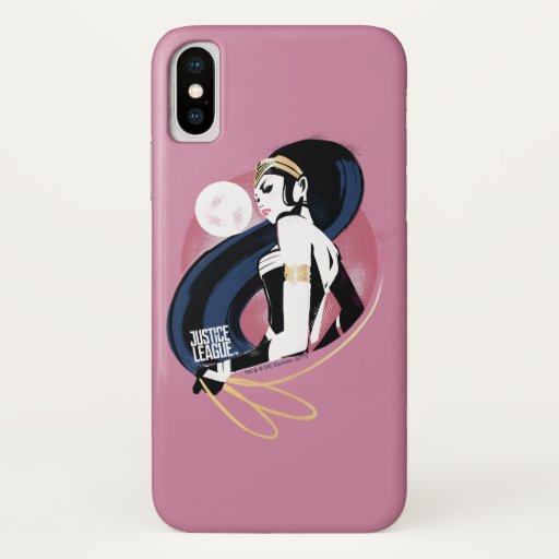 Justice League | Wonder Woman Profile Pop Art iPhone X Case