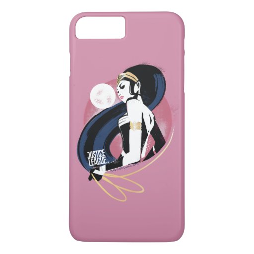 Justice League | Wonder Woman Profile Pop Art iPhone 8 Plus/7 Plus Case