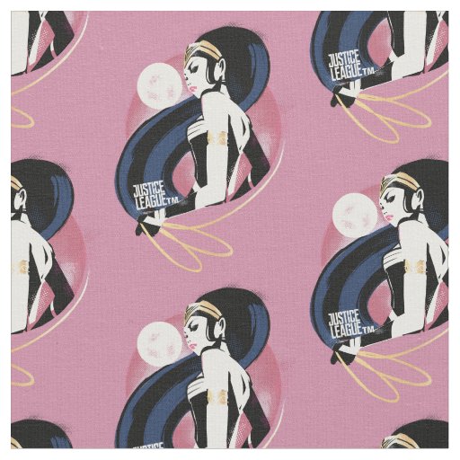Justice League | Wonder Woman Profile Pop Art Fabric