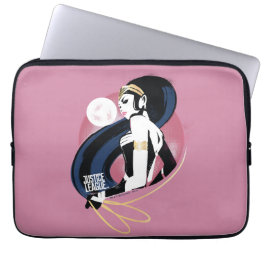 Justice League Wonder Woman Profile Pop Art Laptop Sleeve