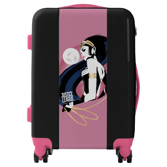 Justice League | Wonder Woman Profile Pop Art Luggage (Front)