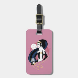 Justice League Wonder Woman Profile Pop Art Luggage Tag