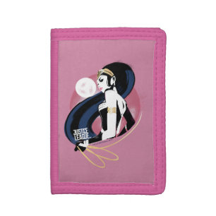 Justice League   Wonder Woman Profile Pop Art Tri-fold Wallet
