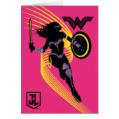 Justice League | Wonder Woman Silhouette Icon (Front)