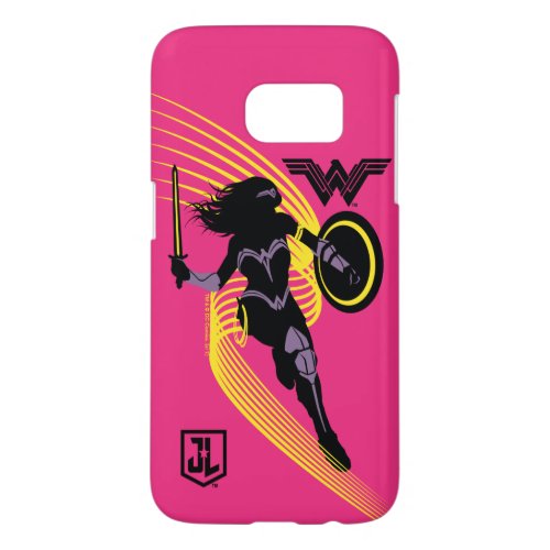 Justice League  Wonder Woman Silhouette Icon Samsung Galaxy S7 Case