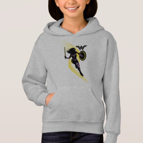 Justice League  Wonder Woman Silhouette Icon Hoodie