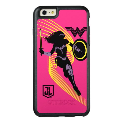 Justice League  Wonder Woman Silhouette Icon OtterBox iPhone 66s Plus Case