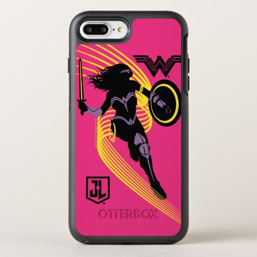 Justice League | Wonder Woman Silhouette Icon OtterBox Symmetry iPhone 8 Plus/7 Plus Case
