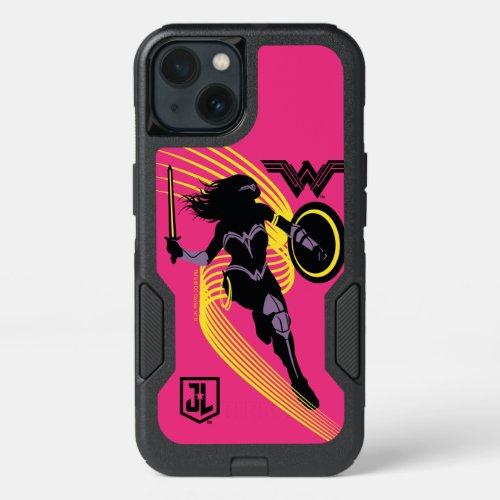 Justice League  Wonder Woman Silhouette Icon iPhone 13 Case