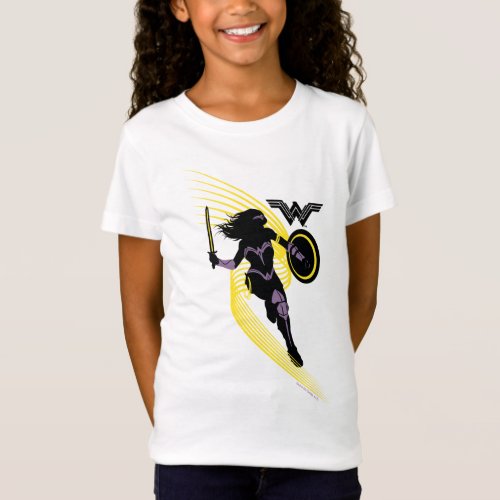 Justice League  Wonder Woman Silhouette Icon T_Shirt