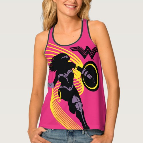 Justice League  Wonder Woman Silhouette Icon Tank Top
