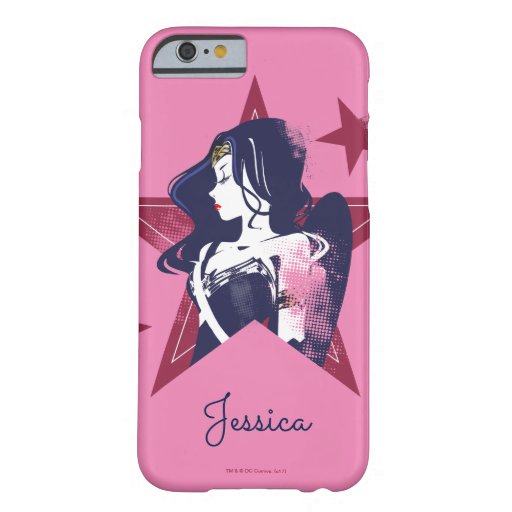 Justice League | Wonder Woman & Stars Pop Art Barely There iPhone 6 Case