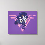 Justice League | Wonder Woman &amp; Symbol Pop Art Canvas Print