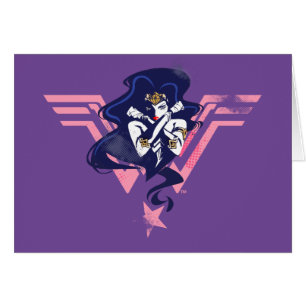 Justice League Wonder Woman & Symbol Pop Art Cards