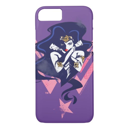 Justice League | Wonder Woman & Symbol Pop Art iPhone 8/7 Case