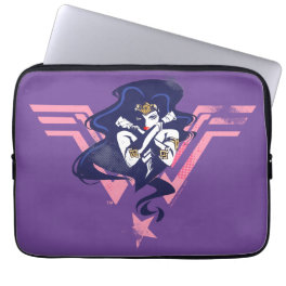 Justice League Wonder Woman & Symbol Pop Art Laptop Sleeve