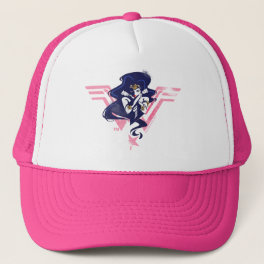 Justice League Wonder Woman & Symbol Pop Art Trucker Hat