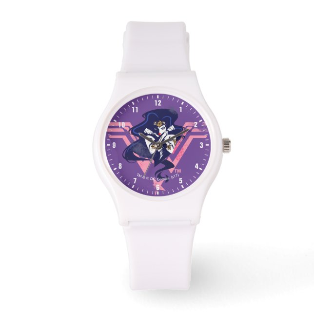 Justice League | Wonder Woman & Symbol Pop Art Watch (Front)
