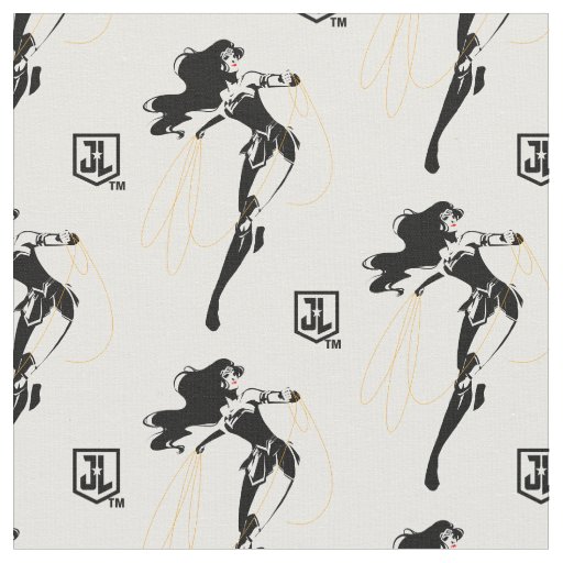 Justice League | Wonder Woman With Lasso Pop Art Fabric